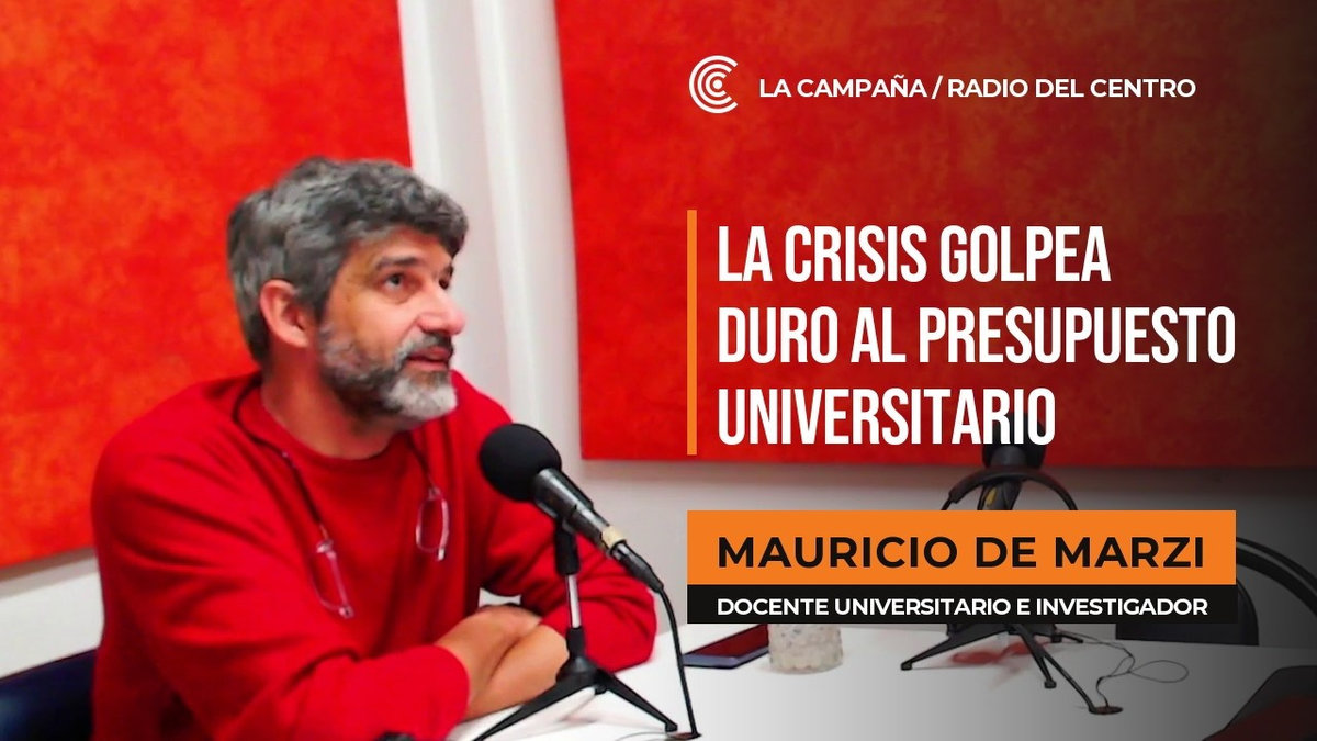 “La falta de actualización salarial arrastra a muchos docentes universitarios a percibir ingresos por debajo de la línea de la canasta básica”, sostiene De Marzi