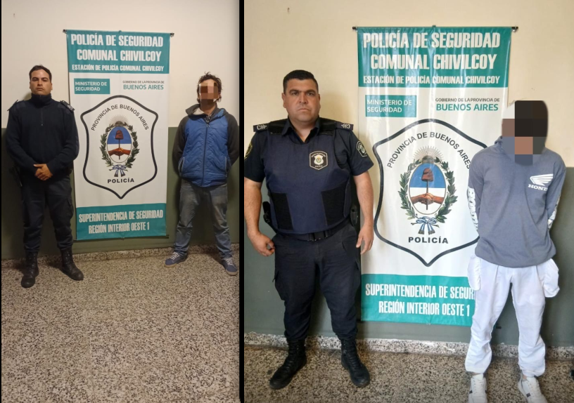 Dos detenidos por sustracción de dinero y mercaderías en comercios, ambos poseen frondosos antecedentes penales