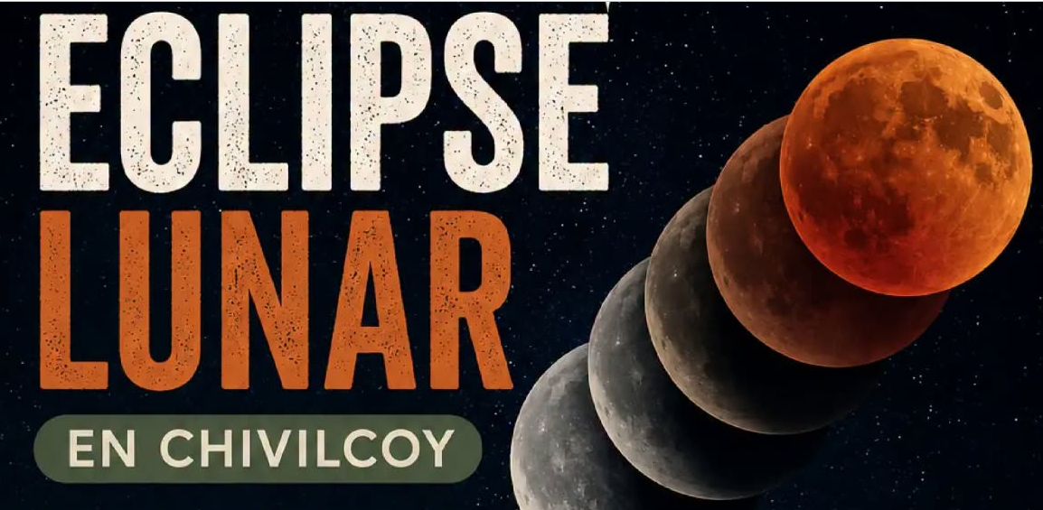 Eclipse lunar en Chivilcoy