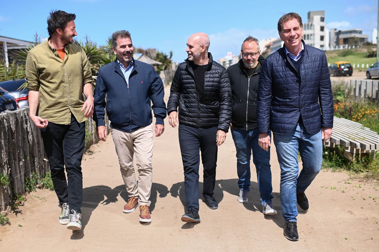 Santilli junto a Larreta y Ritondo: "El año que viene le voy a ganar a Kicillof”
