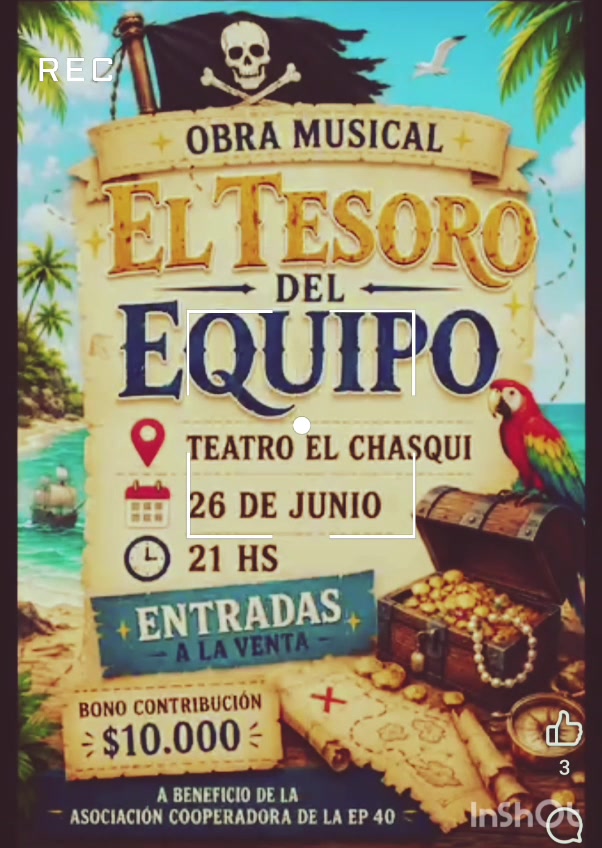 Teatro escolar en Chivilcoy
