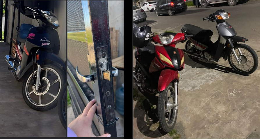 Motocicletas fueron sustraídas desde el interior de distintas viviendas, algunas ya recuperadas por la Policía