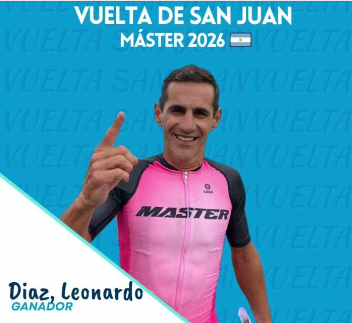 La Vuelta a San Juan Máster cerró su 21° edición con Leo Díaz como subcampeón de la categoría Máster ‘C’