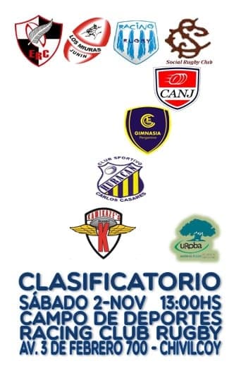 Rugby
Racing anfitrión de la Zona 3 del Seven clasificatorio de UROBA