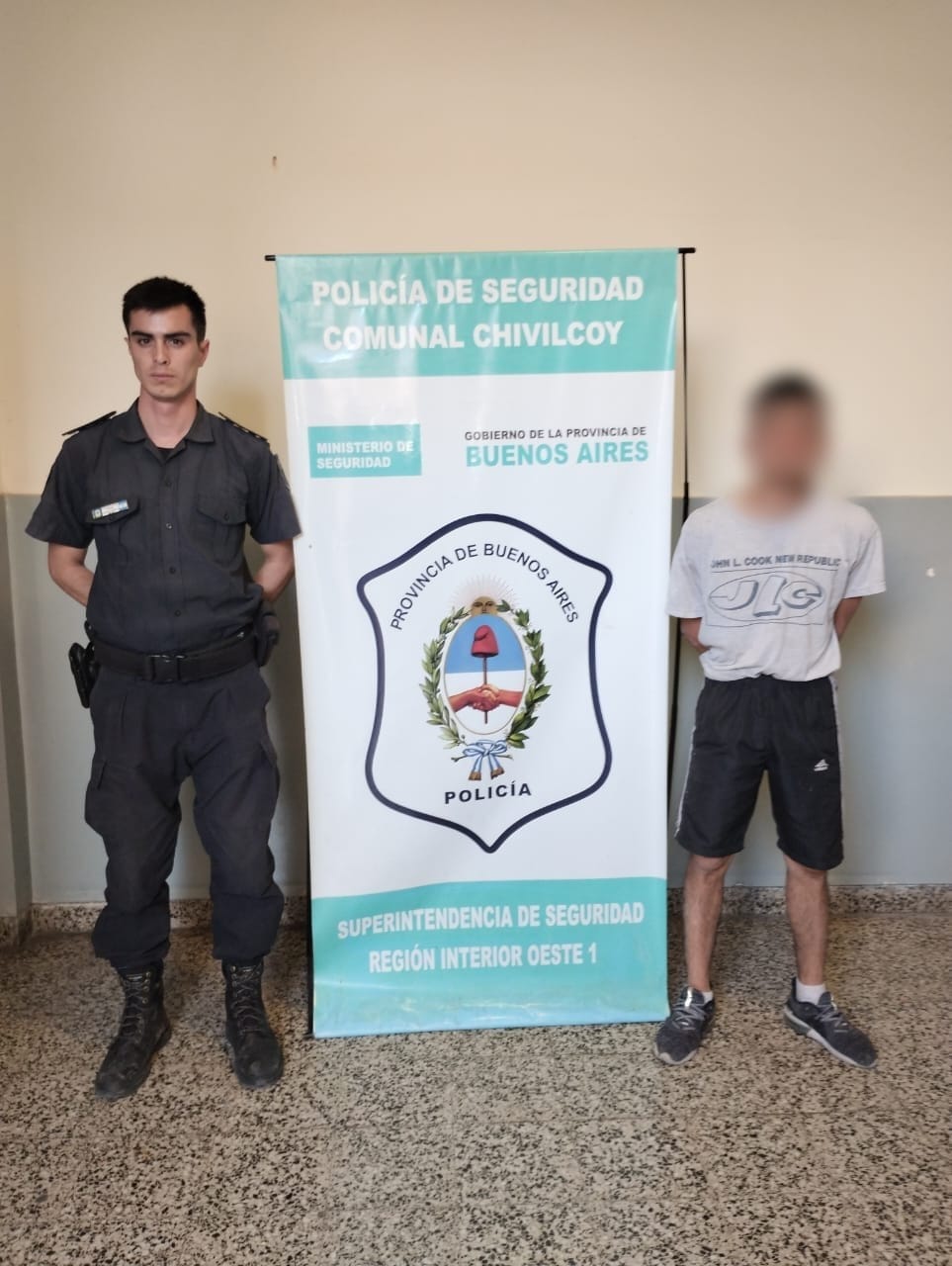 Aprehensión de un ciudadano por sustracción de cables