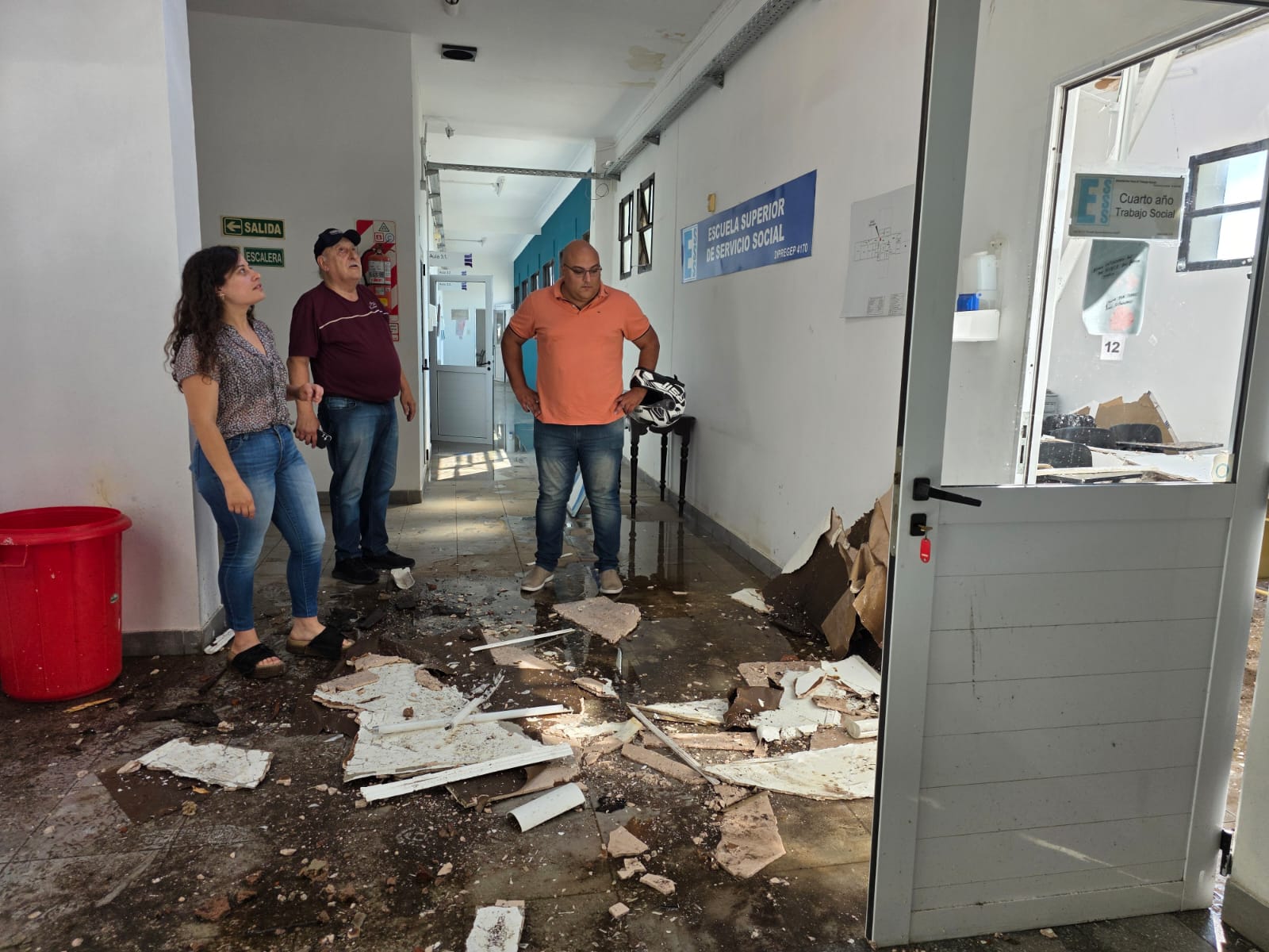 Tras los daños por el temporal, el Municipio coordina acciones para la pronta reparación del CUCH