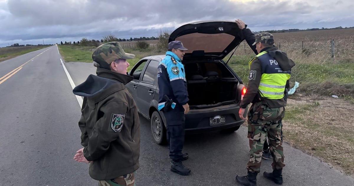 Pergamino: cinco aprehendidos en un operativo de seguridad rural con drones