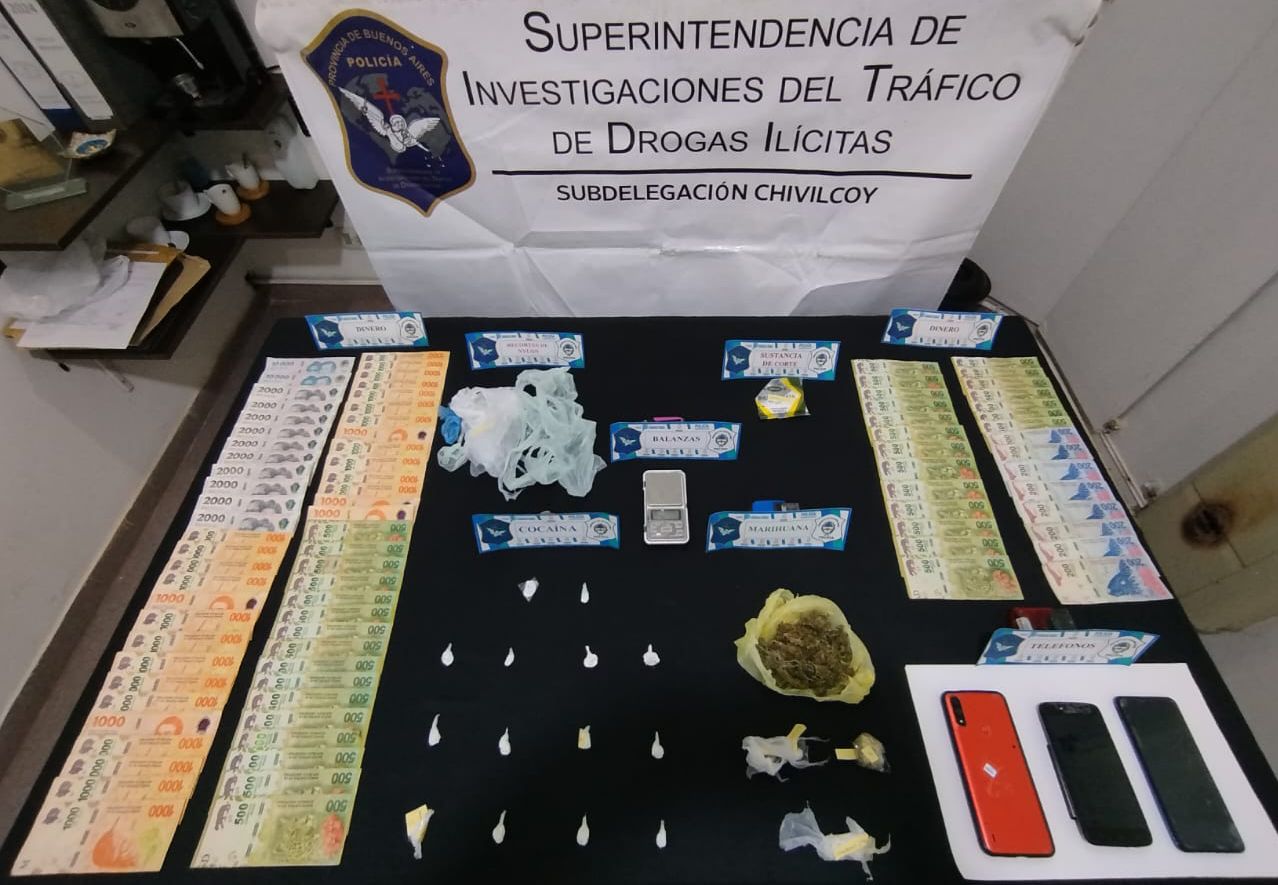 Varios aprehendidos por comercializar estupefacientes
