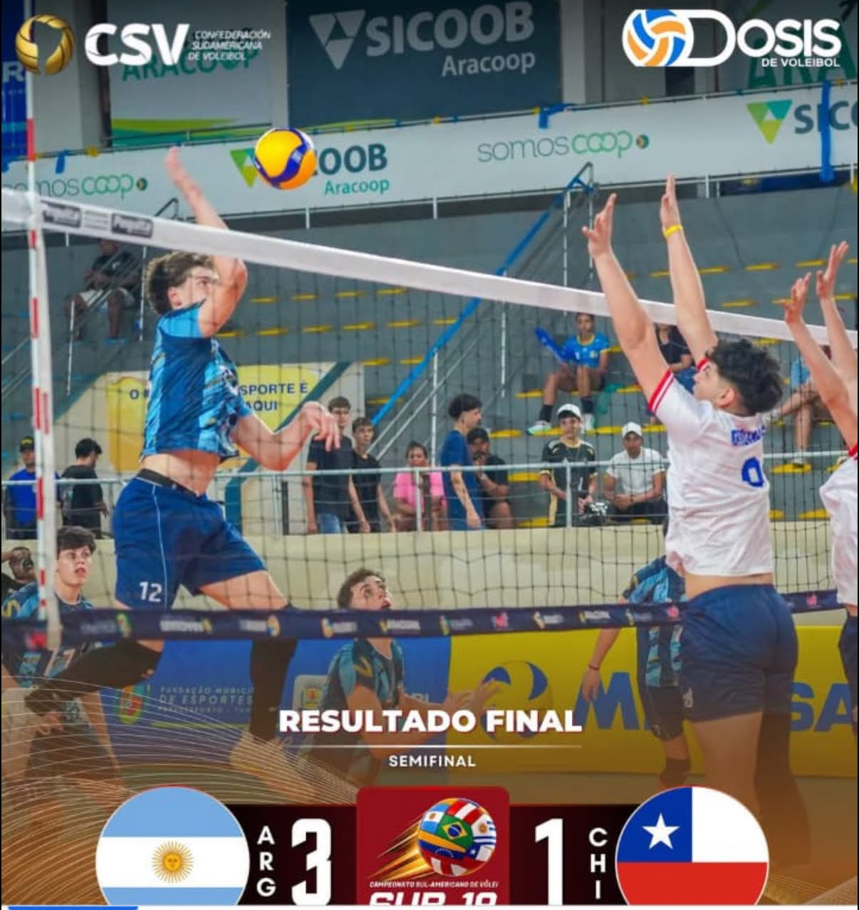 Argentina Sub-19 venció a Chile y jugará la final frente a Brasil