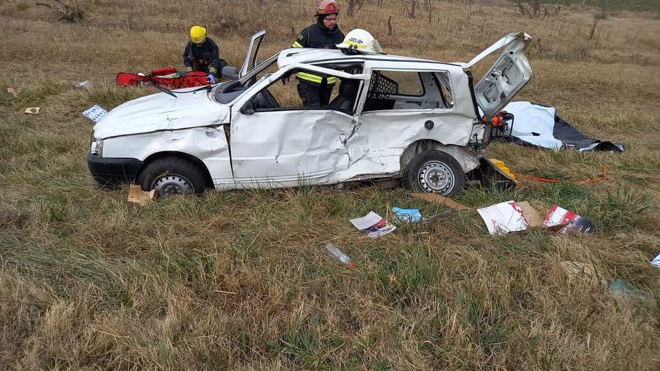 Falleció el conductor malherido en el siniestro ocurrido en Ruta Nº 5