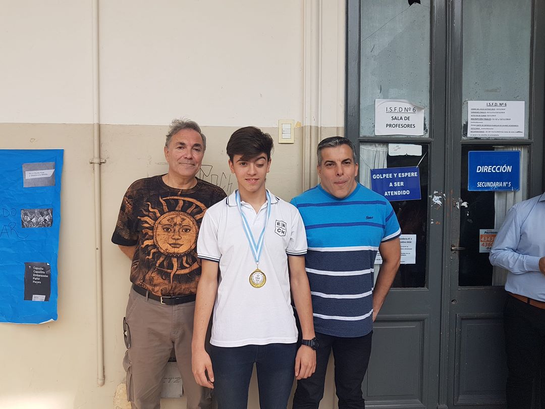 Santino Besso
“Fue una superación personal continua buscando esa medalla de oro”
