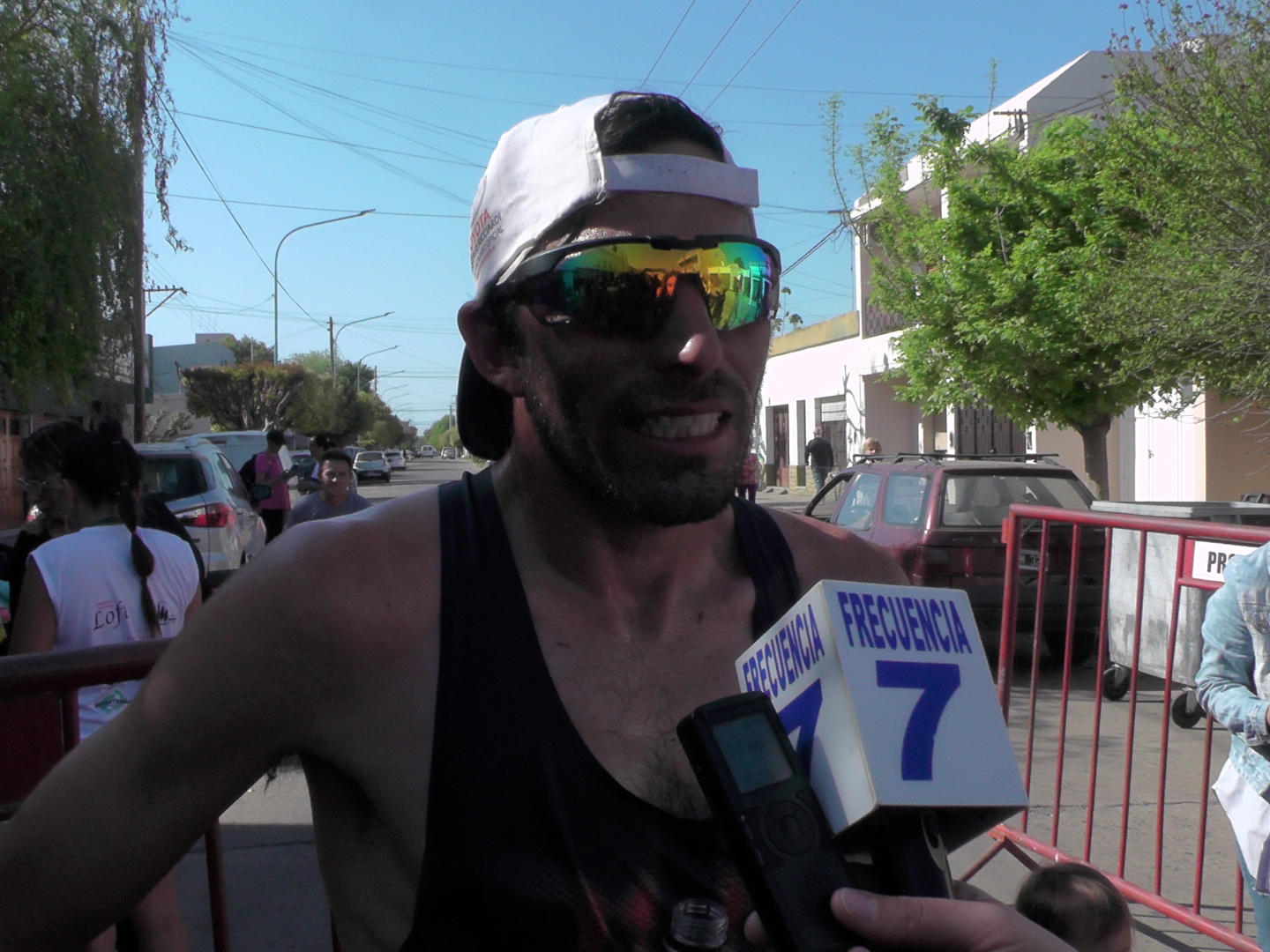 La verdad que fue una linda carrera, salí de entrada a buscar el récord de la carrera
