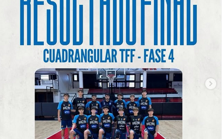 La Liga Federal de Juveniles masculino conoce a sus semifinalistas, uno de ellos es Racing Club de Chivilcoy