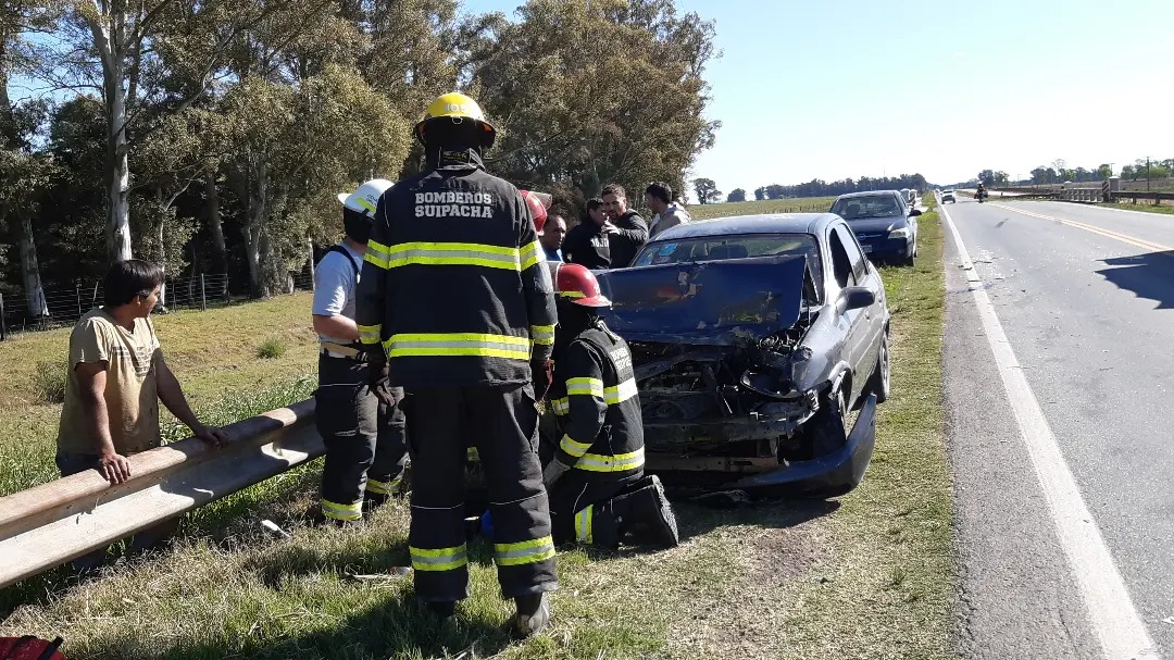 Triple choque vehicular en la Ruta Nacional Nº 5