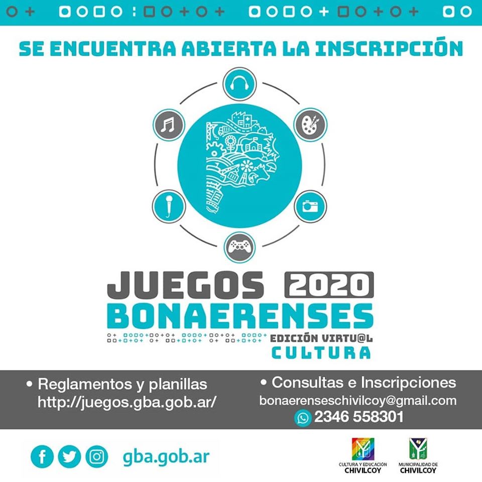 Edición Virtual
Inscripción abierta para los Juegos Bonaerenses 2020