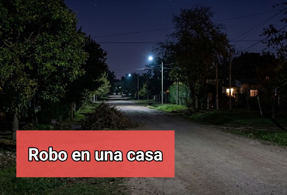 Chacabuco: delincuentes desvalijaron una vivienda tras ingresar por la fuerza