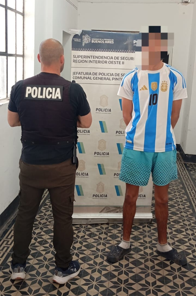 General Pinto: detuvieron a un ladrón que cometió dos delitos en una misma madrugada
