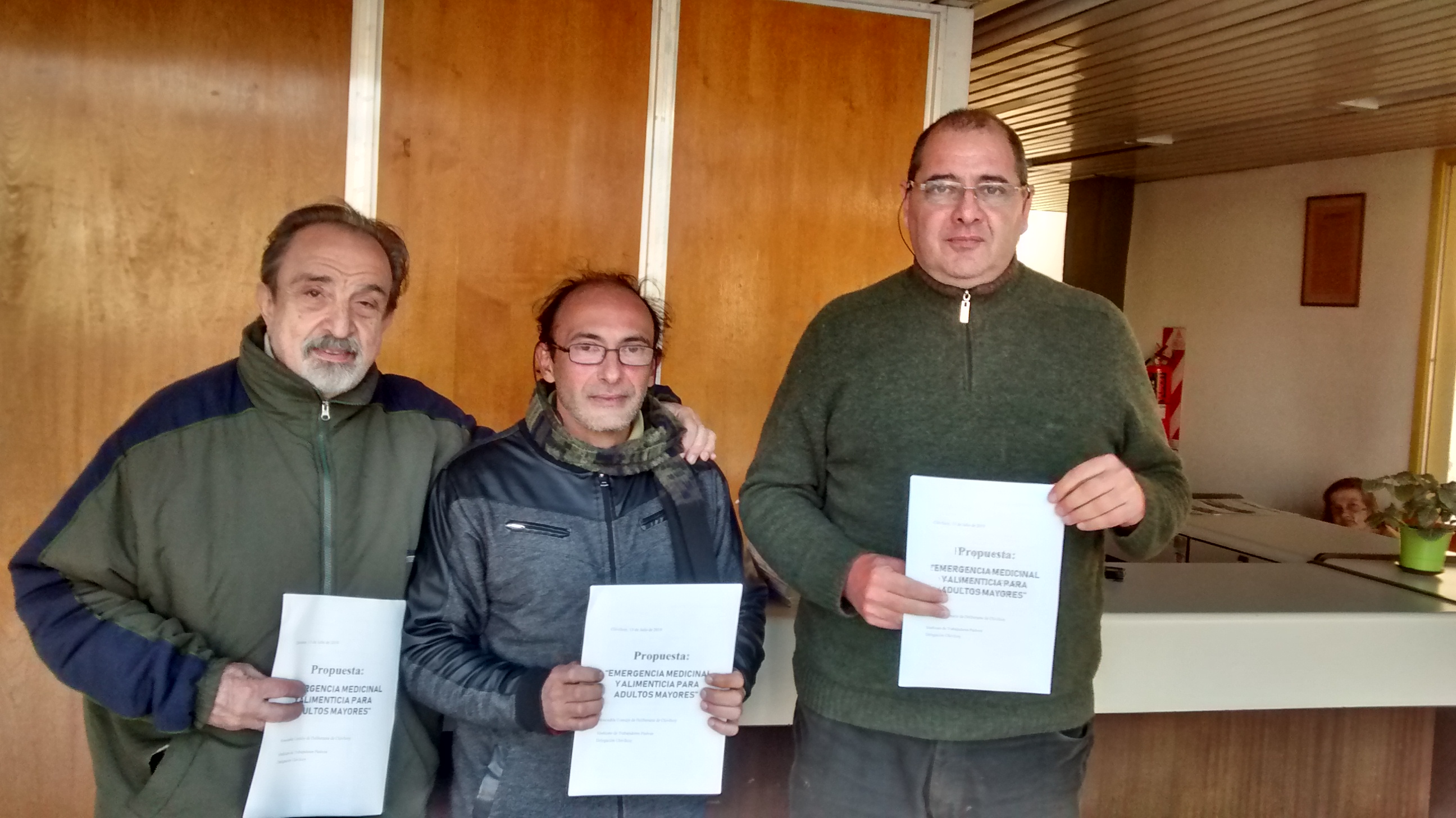 Sindicato de Trabajadores Pasivos
Propuesta para que se declare la ‘Emergencia Medicinal y Alimentic