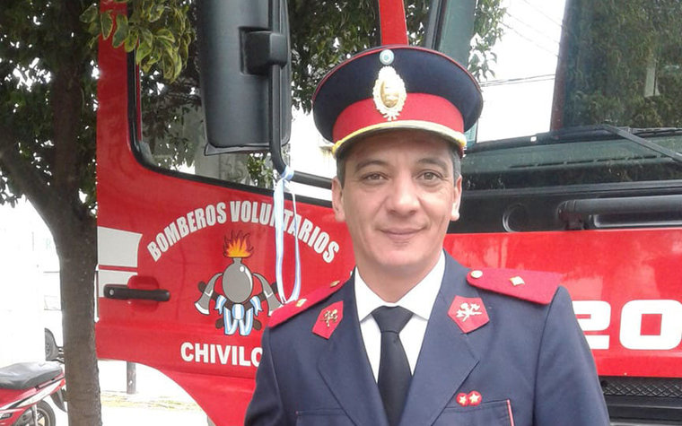 Federico Díaz 
“Ser bombero es algo que uno lleva en la sangre y se nace con eso"