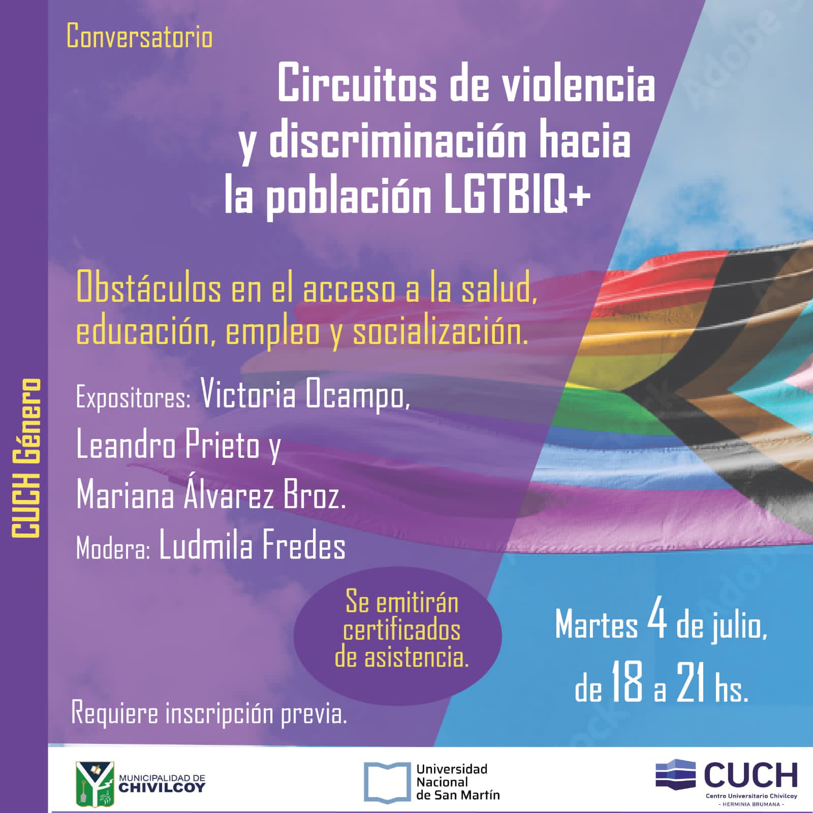 Trabajaremos algunas cuestiones vinculadas a la vulneración de algunos derechos a la población LGTB