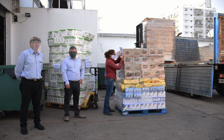 Valor de $ 400 mil
Significativa donación de alimentos para el Municipio por parte del supermercado