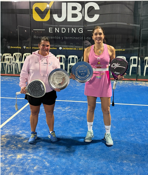 Daniela Banchero y Daniela Niella ganaron el torneo de AJPP Damas en Arrecifes