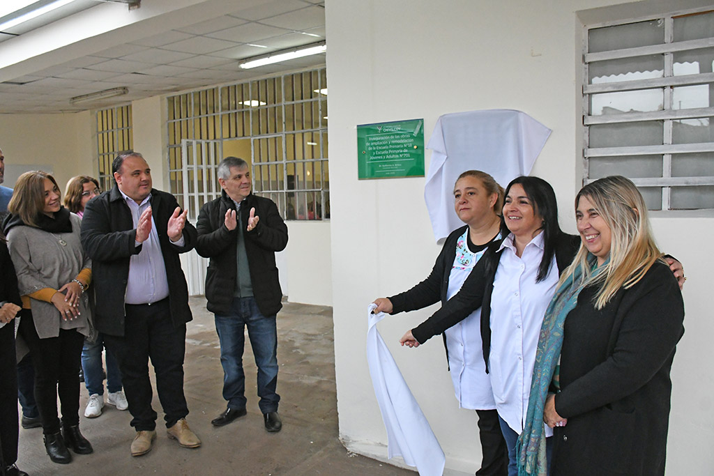 “Siempre que se inaugura una obra de infraestructura en una escuela es una gran alegría”