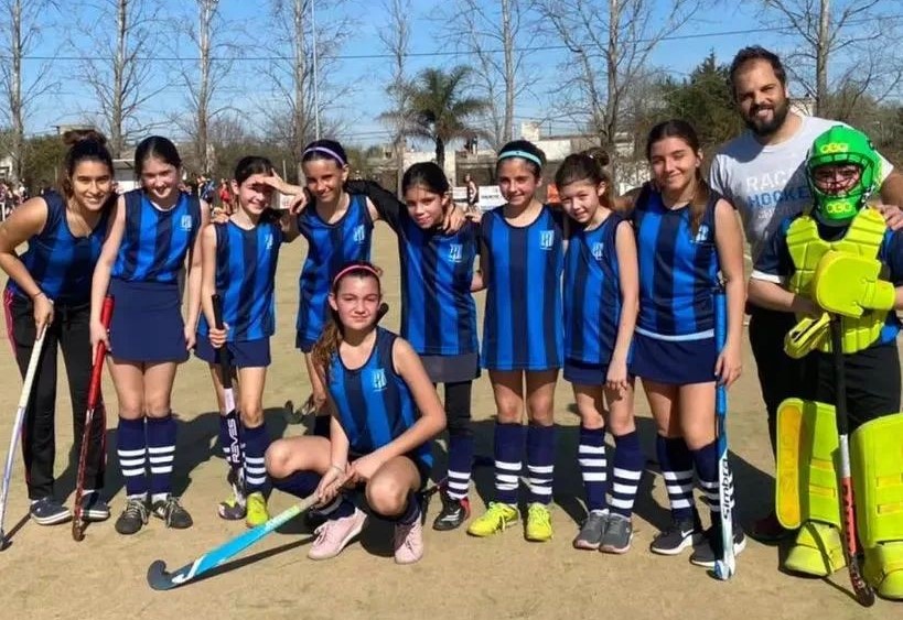Los equipos de Racing jugaron en Chacabuco