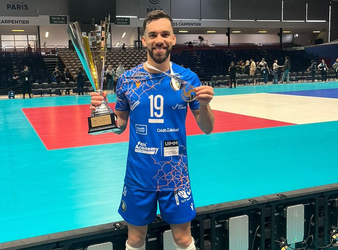 El líbero chivilcoyano, Franco Massimino, nuevamente convocado por la Selección Argentina.
