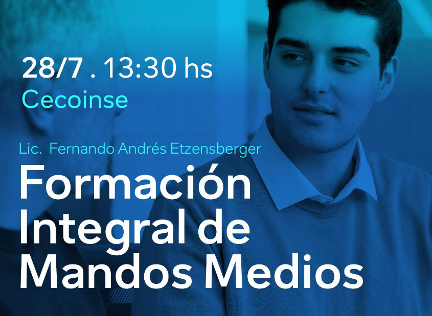El Centro Comercial brindará una capacitación sobre Formación Integral de Mandos Medios