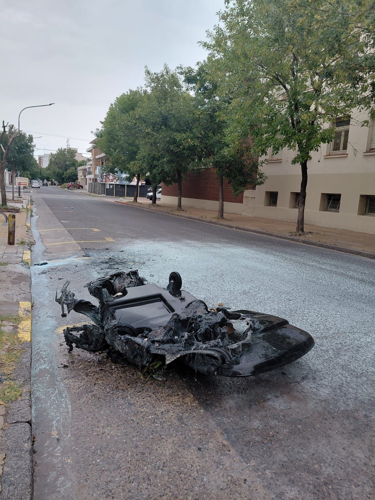 Quemaron más de “1 millón de pesos” y la Policía logró identificar al autor del hecho