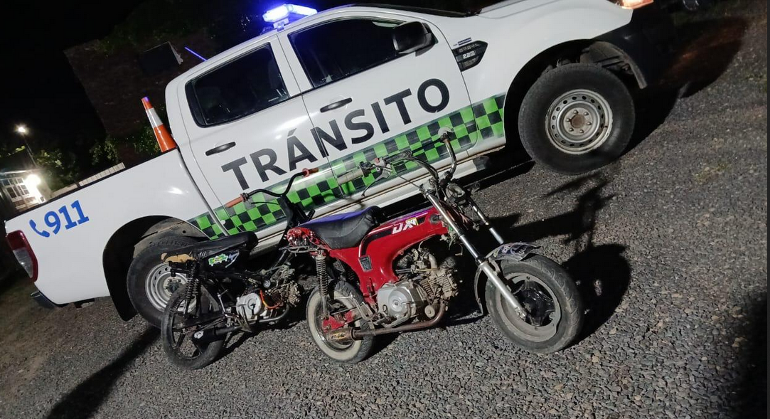 En los últimos operativos detectaron “otra alcoholemia positiva, secuestró un vehículo y 23 motocicletas, algunas conducidas por menores de edad”