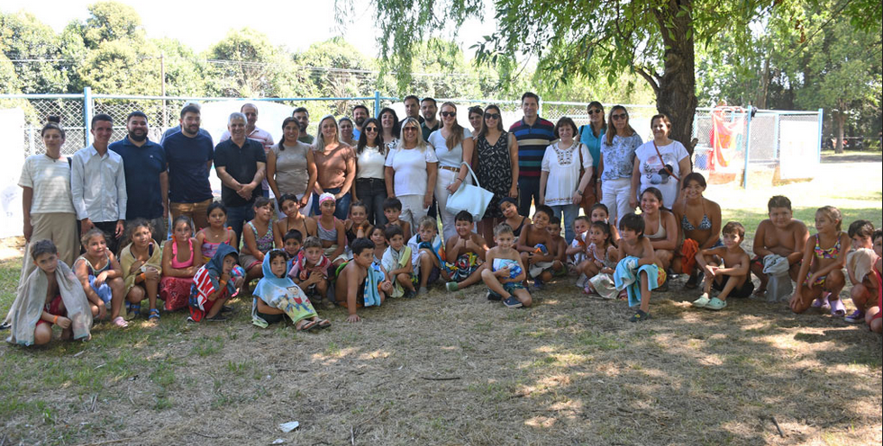 Inauguración oficial de las Escuelas Abiertas en Verano en Chivilcoy