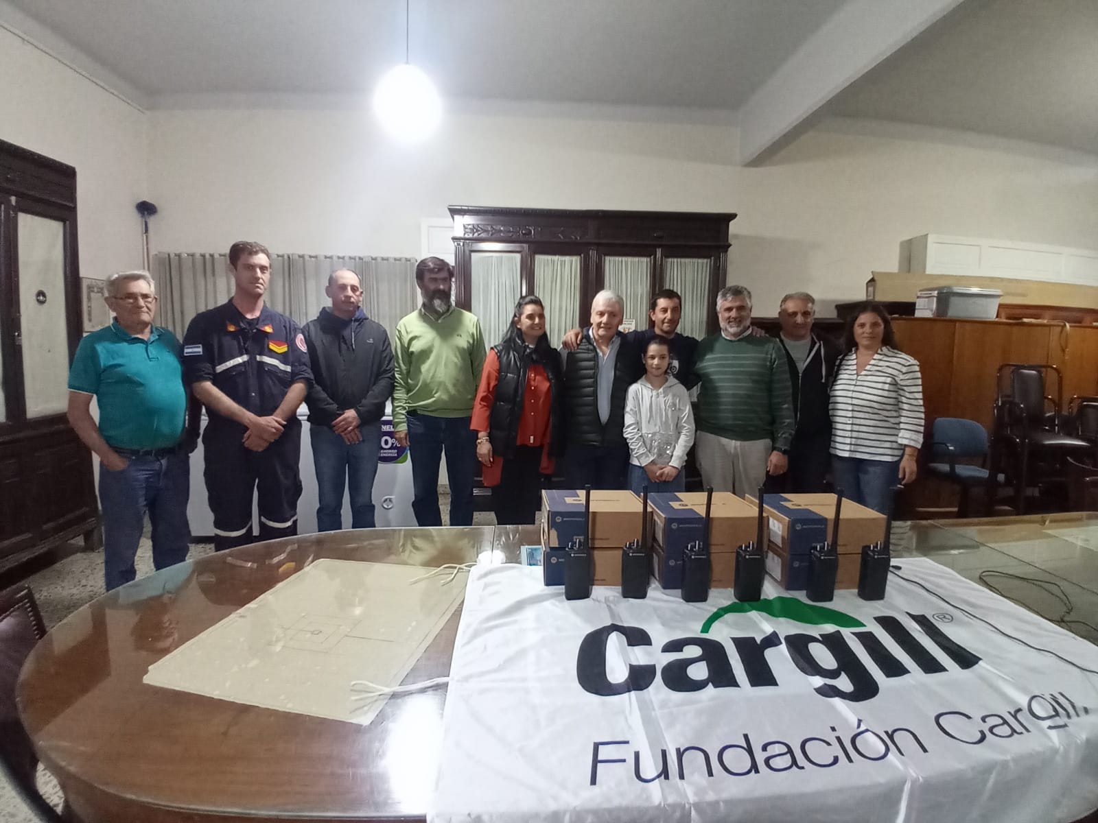 Bomberos recibió una donación de intercomunicadores de alta calidad