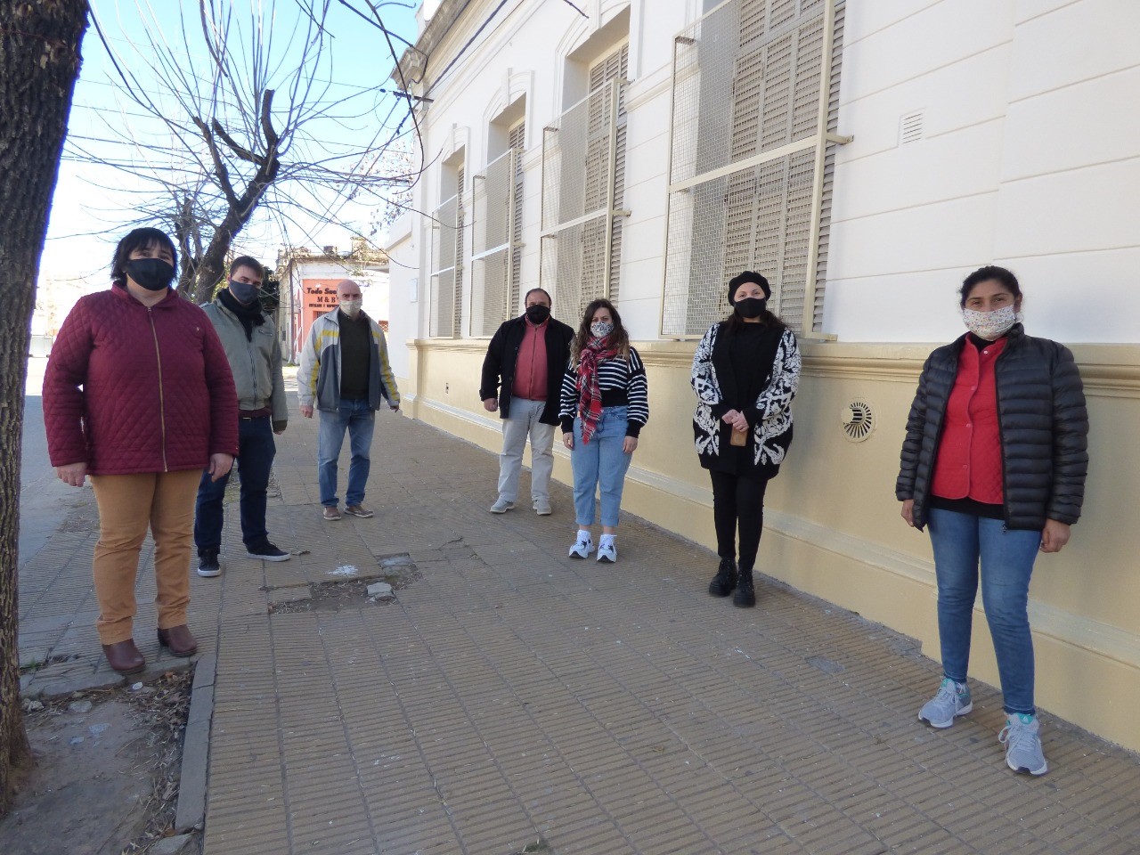 Finalizó el trabajo en la Escuela Primaria N°11 y Secundaria N°7, bajo el programa Argentina Unida p