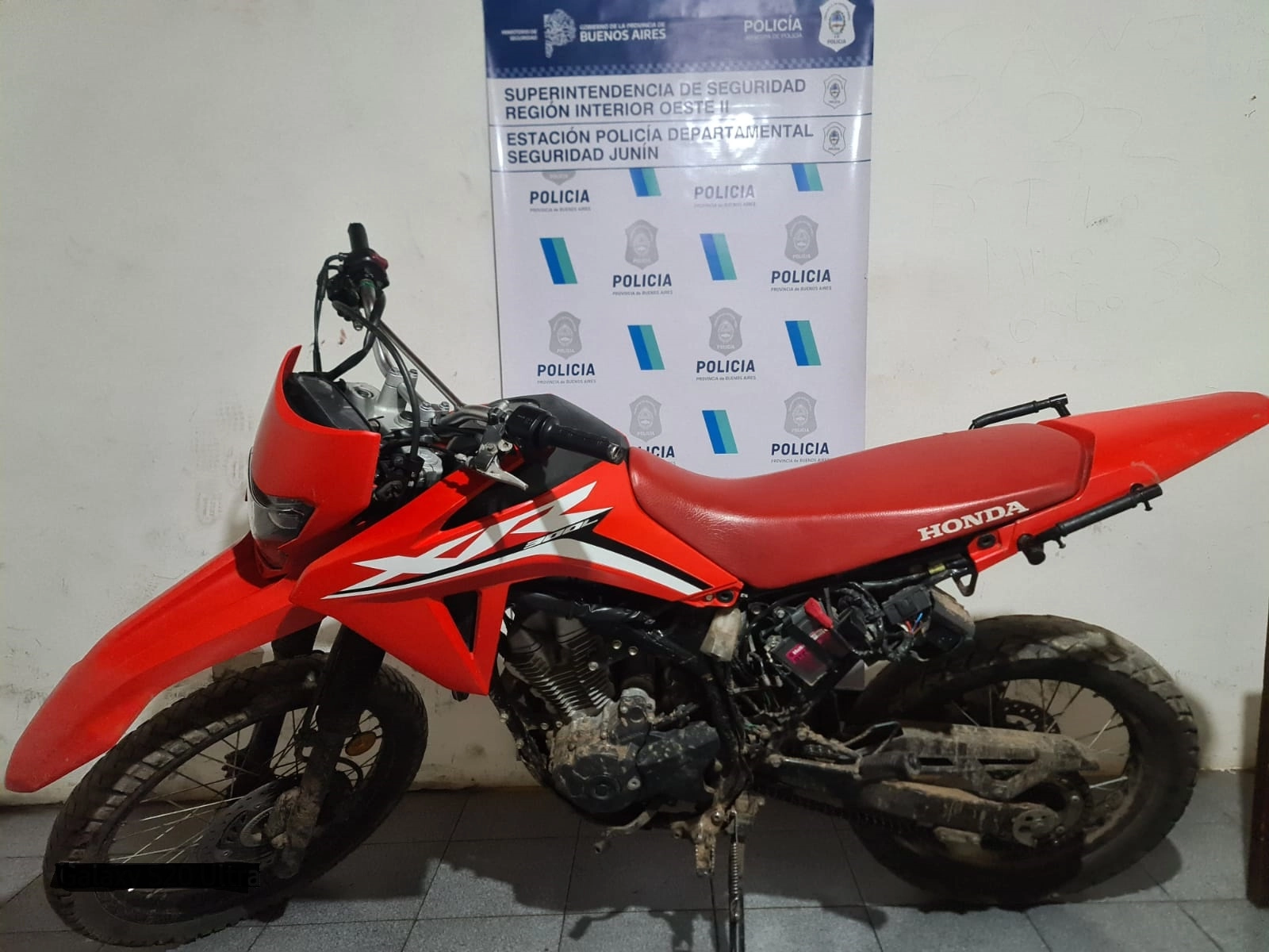 Junín: hallan una motocicleta robada durante un allanamiento policial