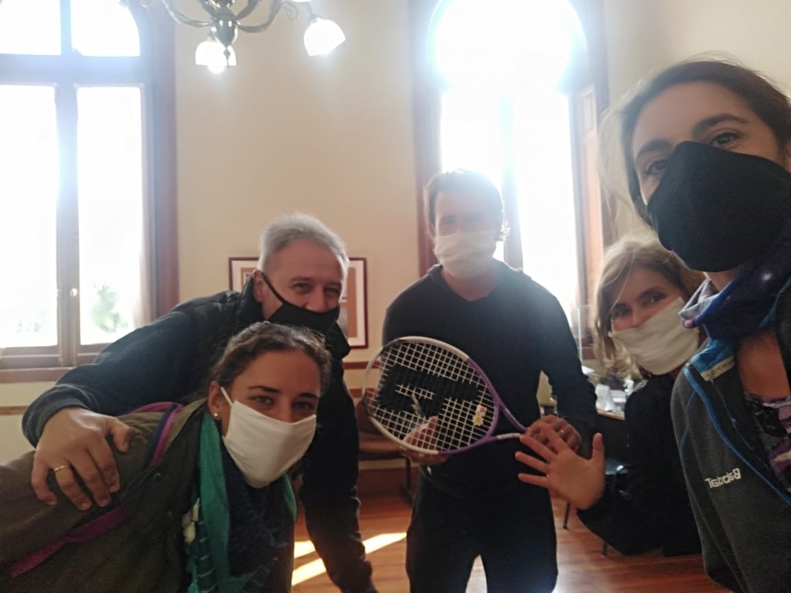 Susana Dupuy
“El tenis es una de las actividades en las que no hay contacto alguno por lo tanto, se