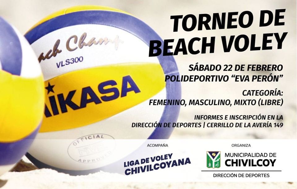 Dirección de Deportes
Cuenta regresiva para el torneo de Beach Vóley
