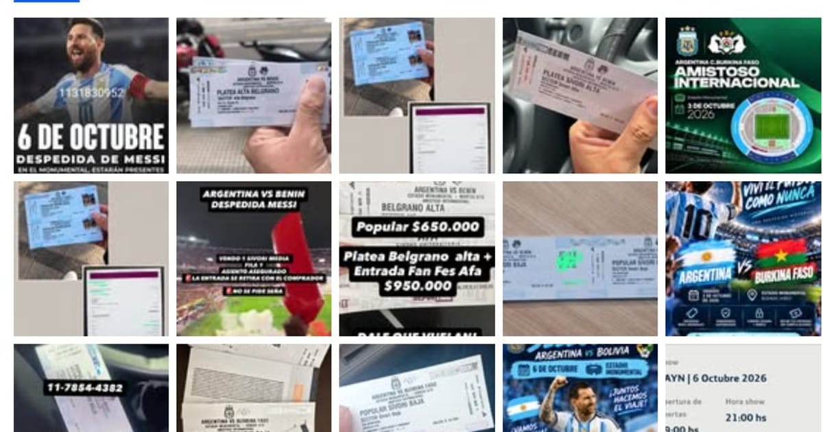 Pergamino: estafaron a una docente con entradas falsas para ver a Messi y la amenazaron