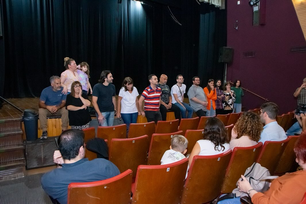 “Inauguramos la refacción total de cocina y camarines, que están en la parte inferior del teatro”