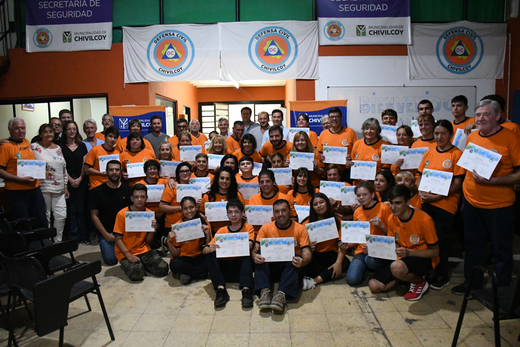 Celebraron el décimo aniversario de la creación de la Defensa Civil de Chivilcoy