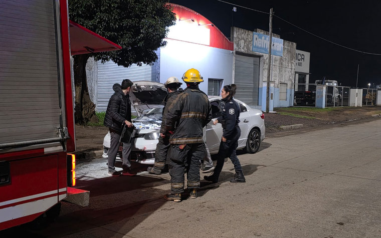 Artola: "Fuimos alertados por un incendio de un vehículo"