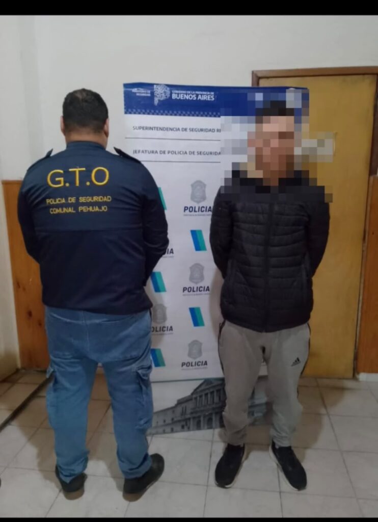 Pehuajó: detuvieron a un hombre de 9 de Julio tras una tentativa de robo