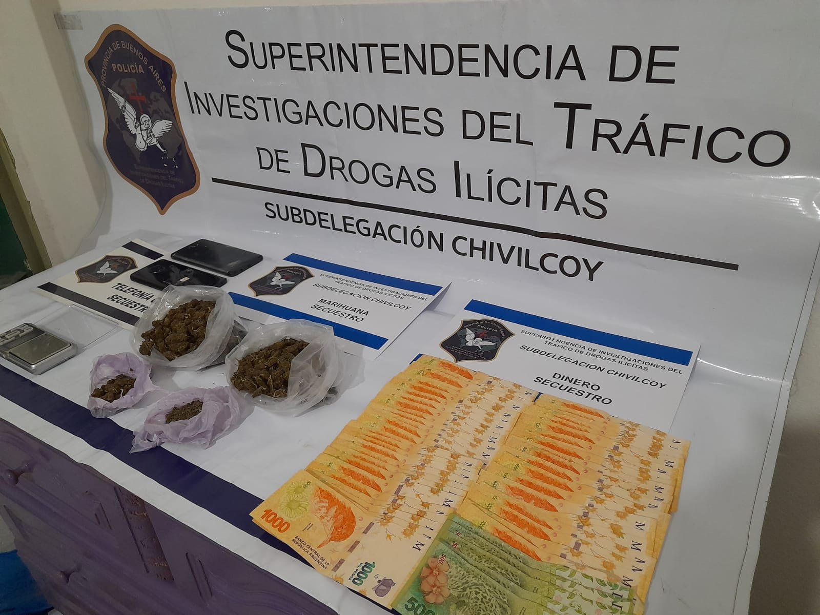 Allanamientos y detenciones por tráfico de drogas ilícitas