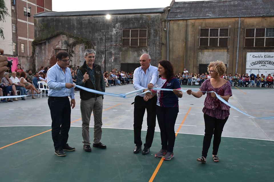 Trabajo anual 
El CEF N°12 presentó su nuevo playón deportivo
