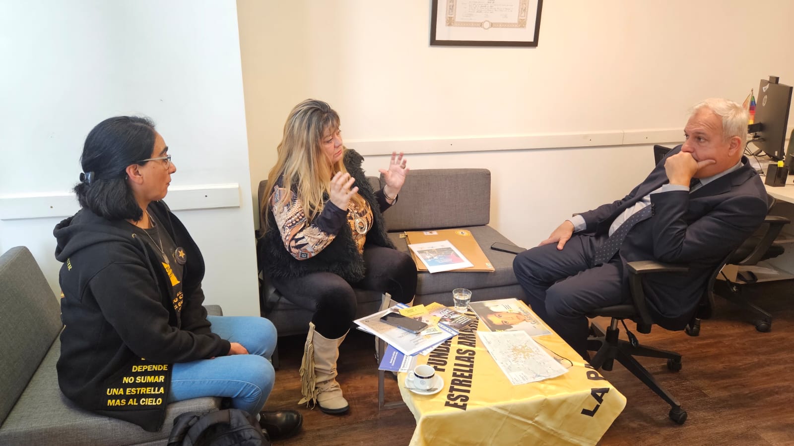Reuniones claves en el Congreso Nacional con Diputados de diversos bloques