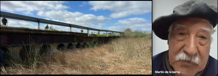 Productores exigen obras en el puente de la Ruta 46 y advierten "en cualquier momento cede"