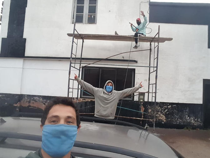 Germán Guidobono
“Esta clase de trabajos los hacemos para mantener nuestra segunda casa y dar un mej