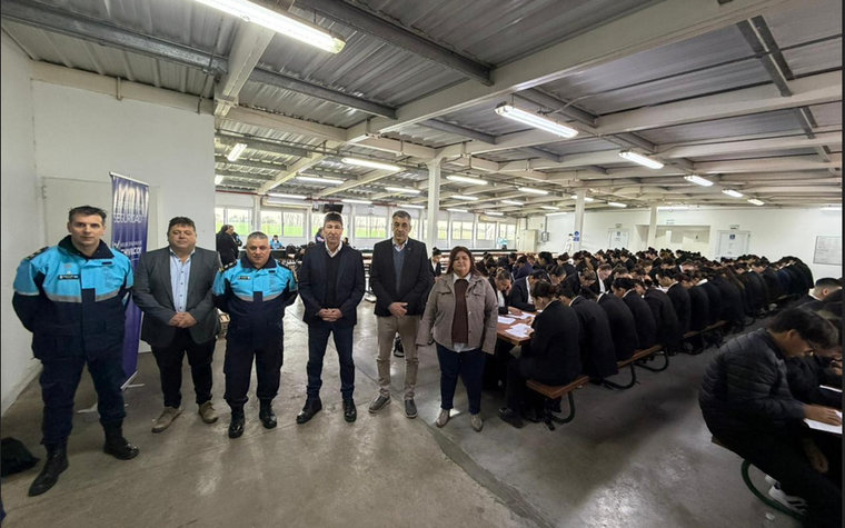 Más de 700 postulantes rindieron el examen para ingresar a la Escuela de Policía de Chivilcoy