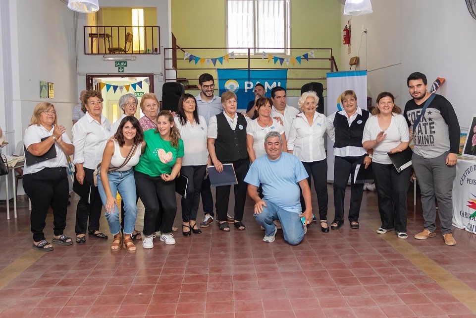 Cierre de los talleres con participantes de los Centros de Jubilados